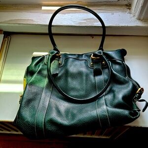 Vintage green Dooney & Bourke medium sized purse